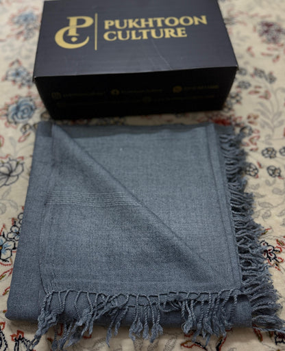 Grey Shawl For Men (Pure Wool)