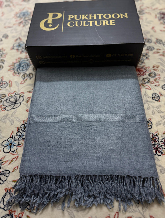 Grey Shawl For Men (Pure Wool)