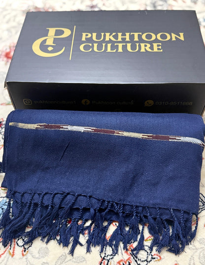 Blue Shawl For Men
