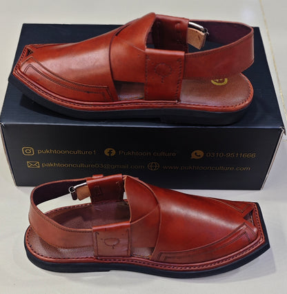 Triple Gear Burgundy Cut Shape Medium Sole