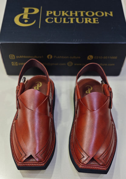 Triple Gear Burgundy Cut Shape Medium Sole