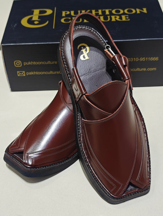 Triple Gear Brown Round Shape Medium Sole