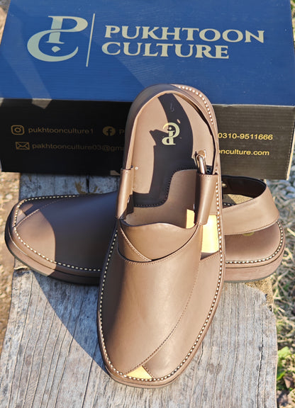 Goga Round Shape Matte Dark Brown