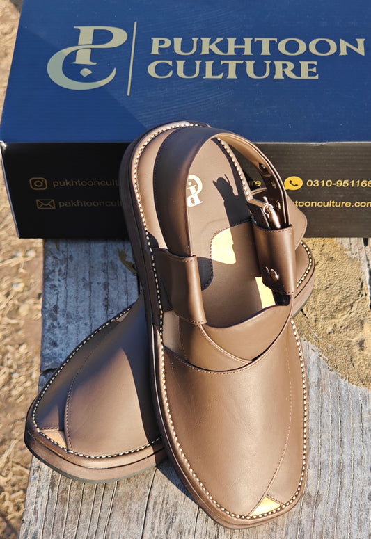 Goga Round Shape Matte Dark Brown