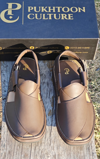 Goga Round Shape Matte Dark Brown