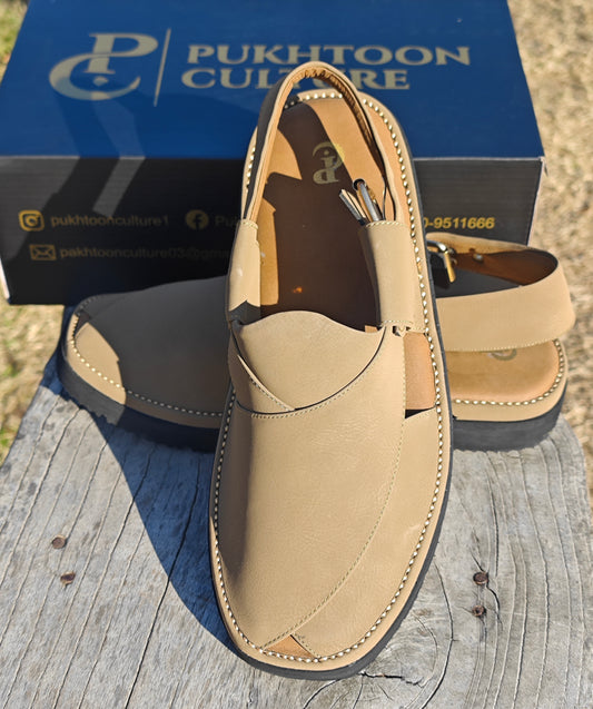 Goga Round Shape Matte Olive Brown Textured  Sketcher Sole (Light Weight)