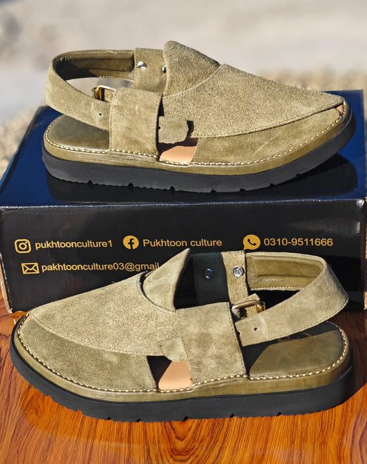 Air Goga Sketch Green Sued