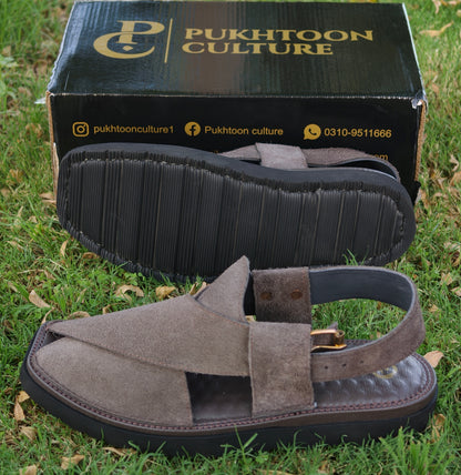 Dark Grey Sued New Sketcher Sole Light Weight