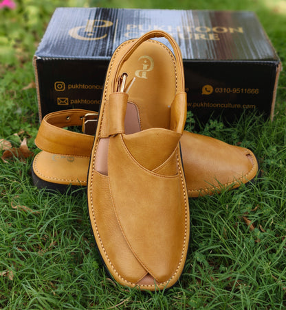 Goga Round Shape Honey Mustard Textured New Style Important Sole Light Weight