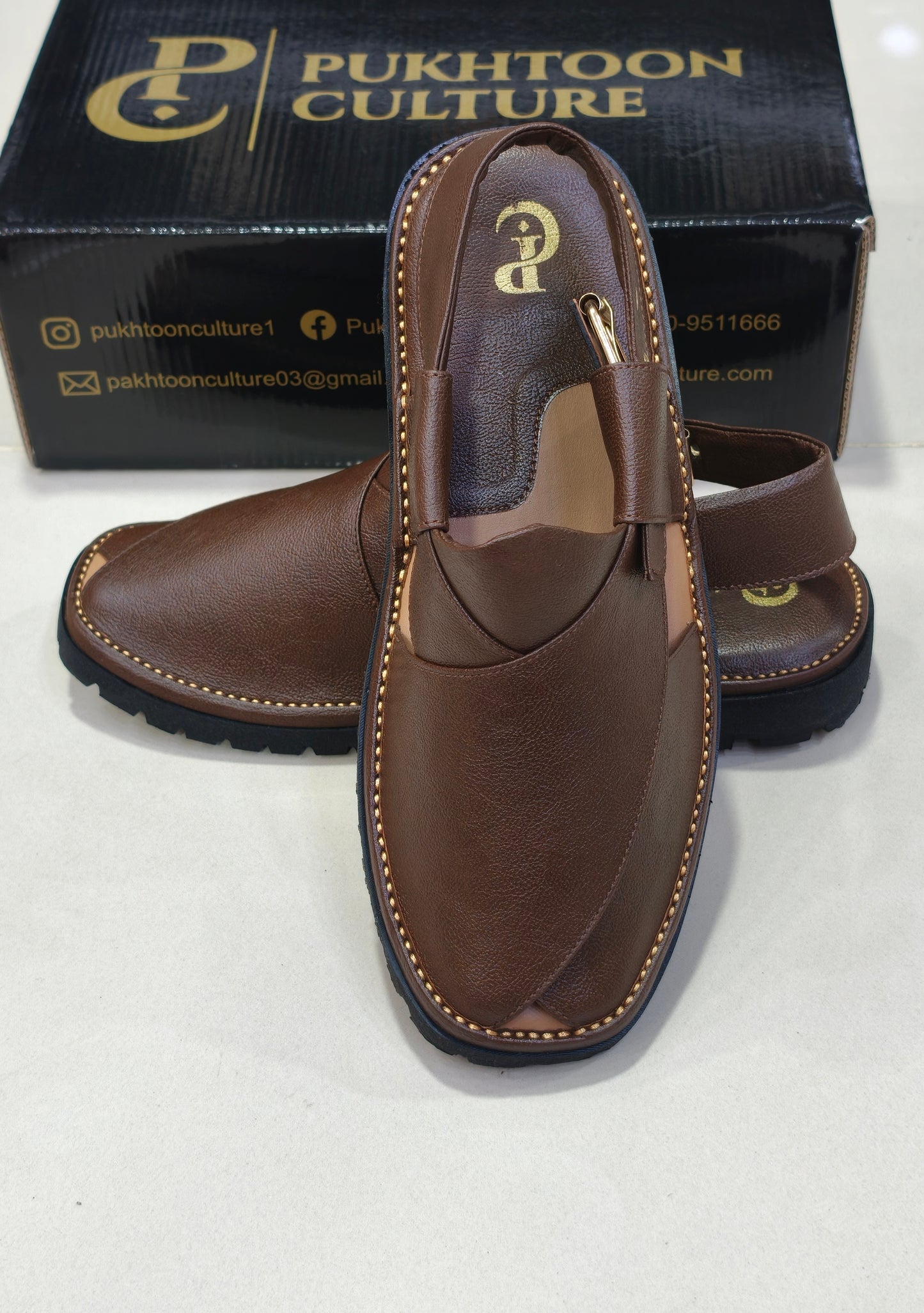 Goga Round Shape Brown  Textured New Style Important Sole Light Weight