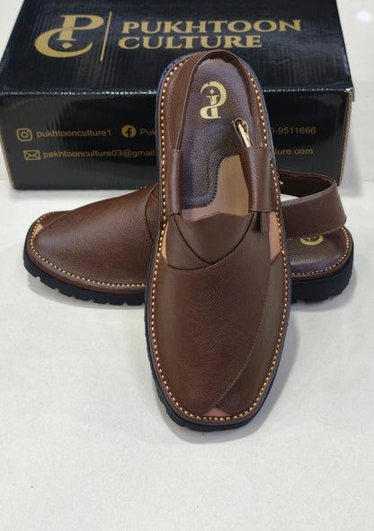 Goga Round Shape Brown  Textured New Style Important Sole Light Weight