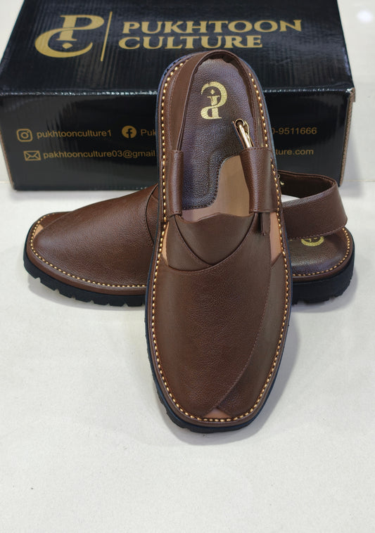 Goga Round Shape Brown  Textured New Style Important Sole Light Weight
