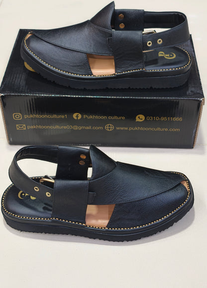 Goga Round Shape Black Texture Sketcher Sole (Light Weight)