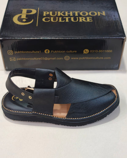 Goga Round Shape Black Texture Sketcher Sole (Light Weight)