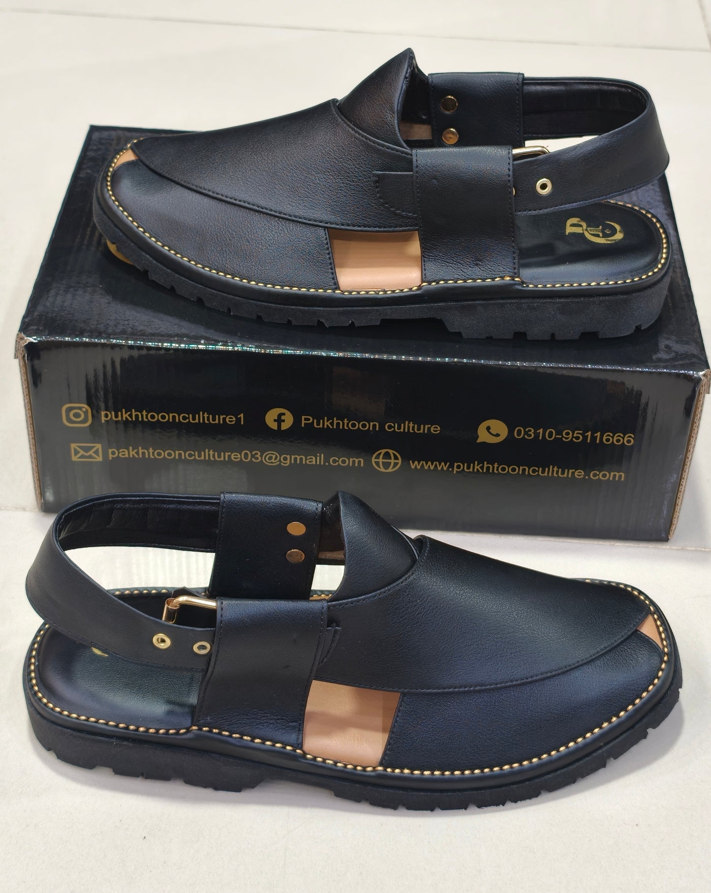 Goga Round Shape Black Textured New Style Important Sole Light Weight