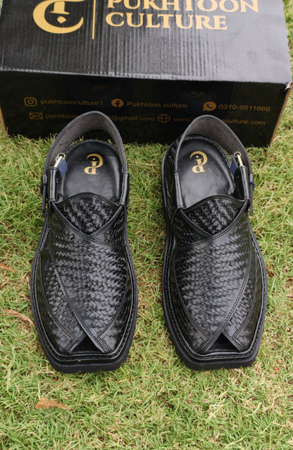 Hand Woven Black new Style Important Sole