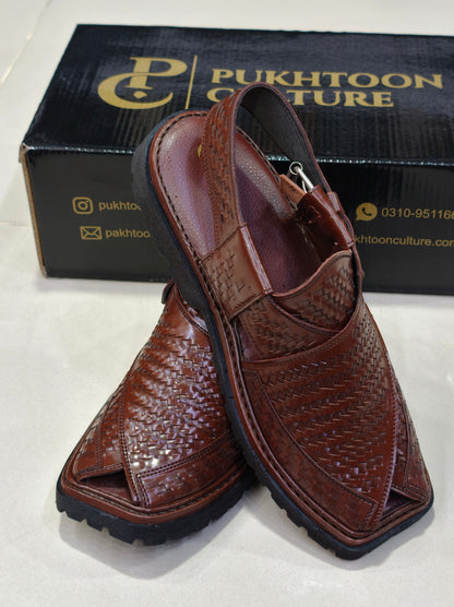 Hand Woven Brown new Style Important Sole