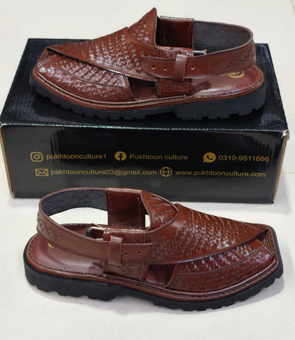 Hand Woven Brown new Style Important Sole