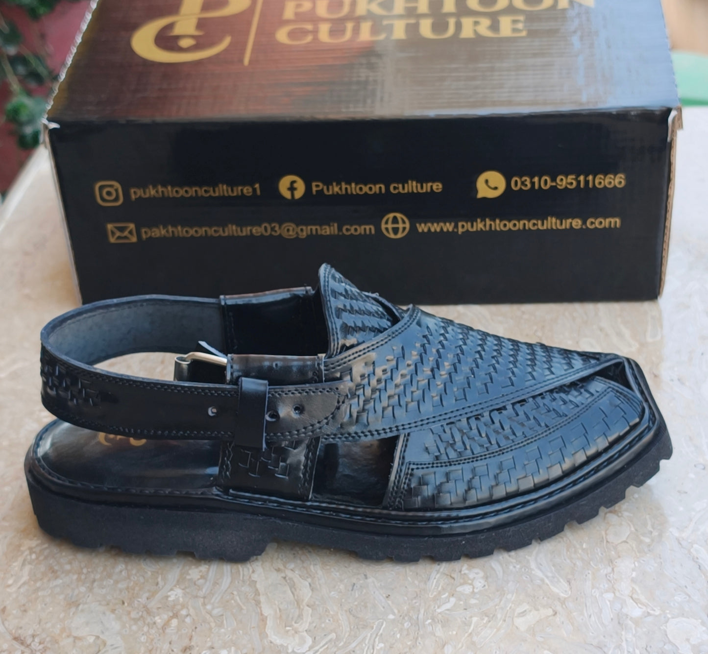 Hand Woven Black new Style Important Sole