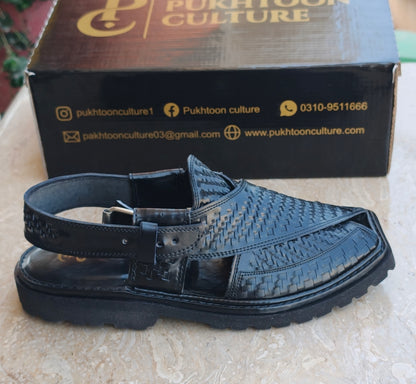 Hand Woven Black new Style Important Sole