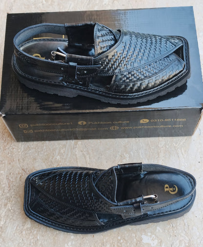 Hand Woven Black new Style Important Sole