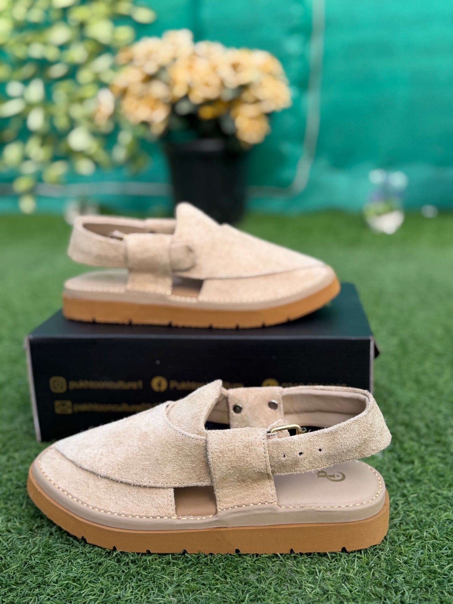 Air Goga Sketch Camel Beige Sued