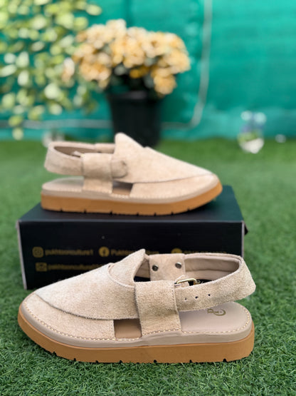 Air Goga Sketch Camel Beige Sued