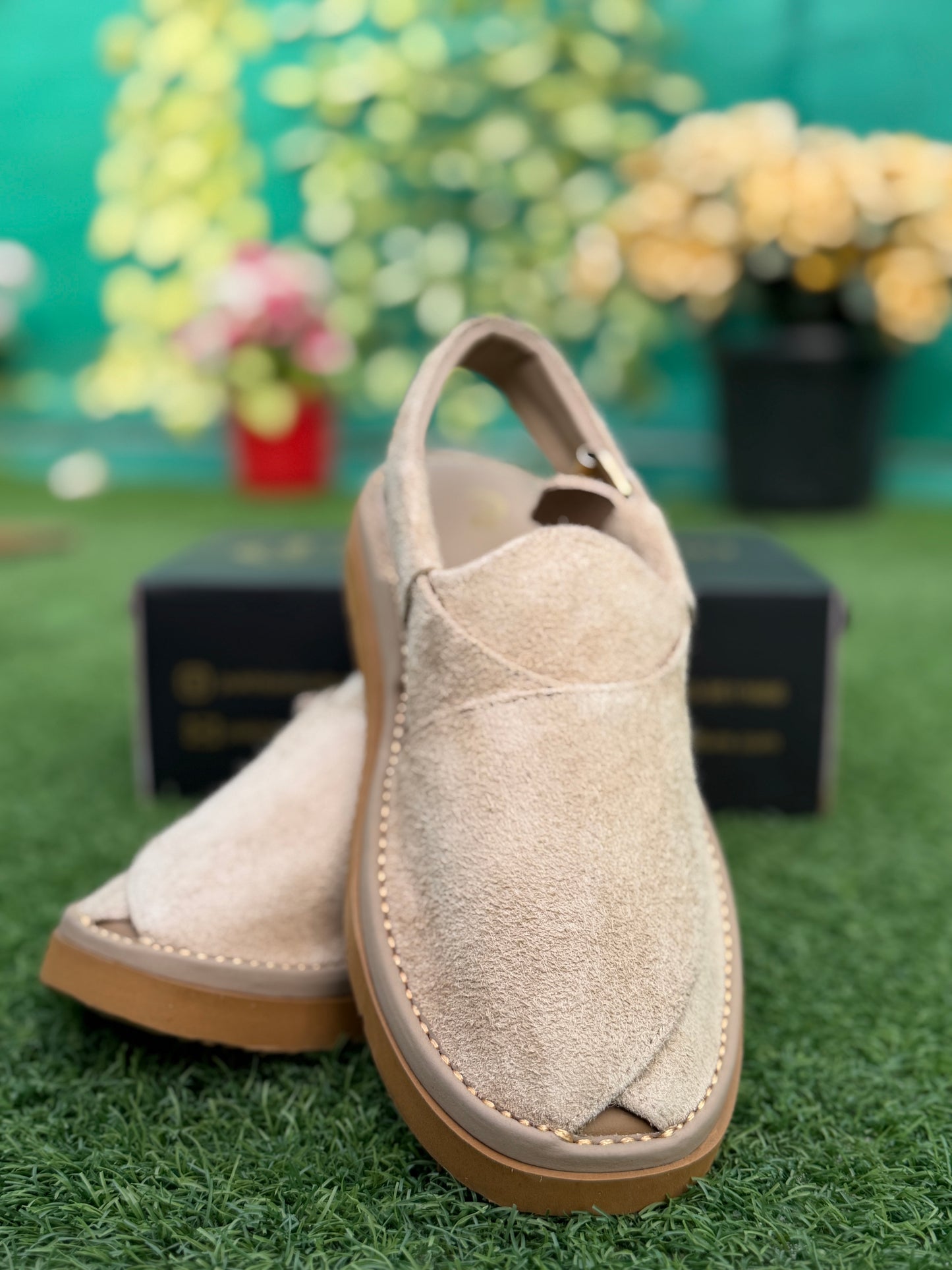 Air Goga Sketch Camel Beige Sued