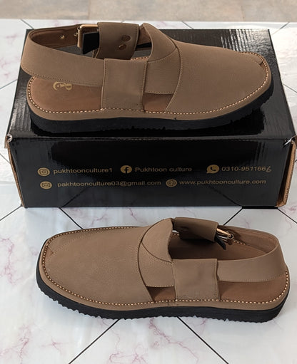 Goga Round Shape Khaki Textured  Sketcher Sole (Light Weight)