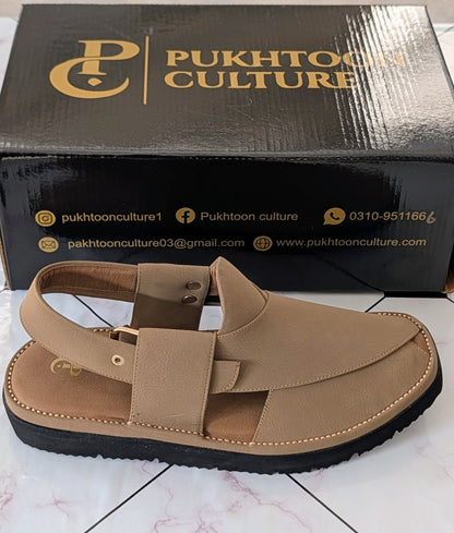 Goga Round Shape Khaki Textured  Sketcher Sole (Light Weight)