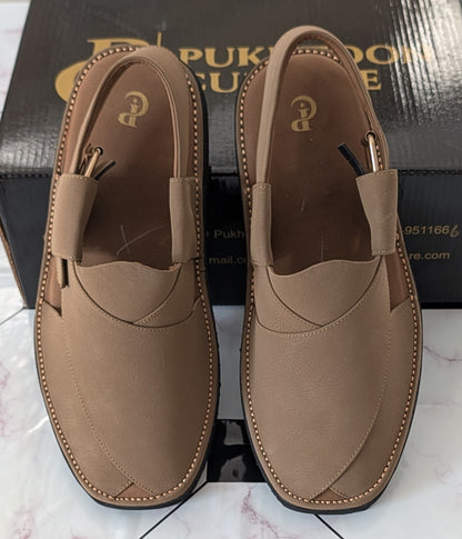 Goga Round Shape Khaki Textured  Sketcher Sole (Light Weight)